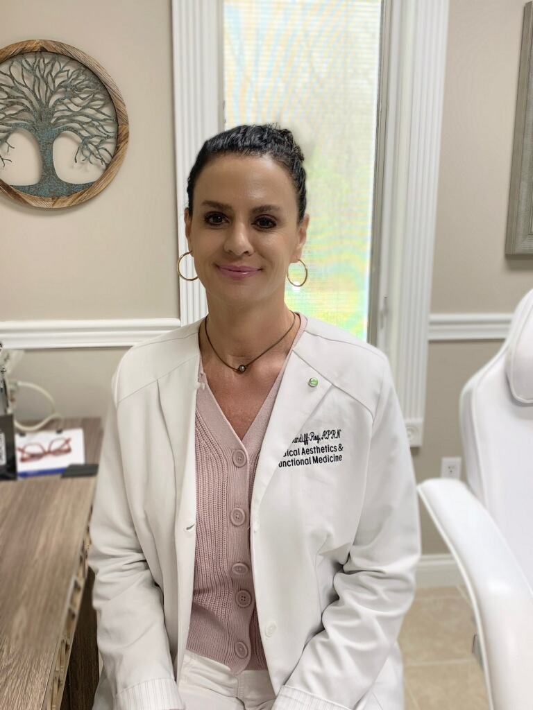 Angela in clinic